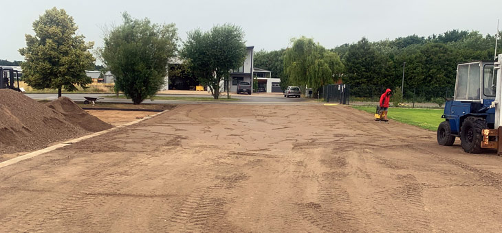 Erstellung großer industrieller Flächen